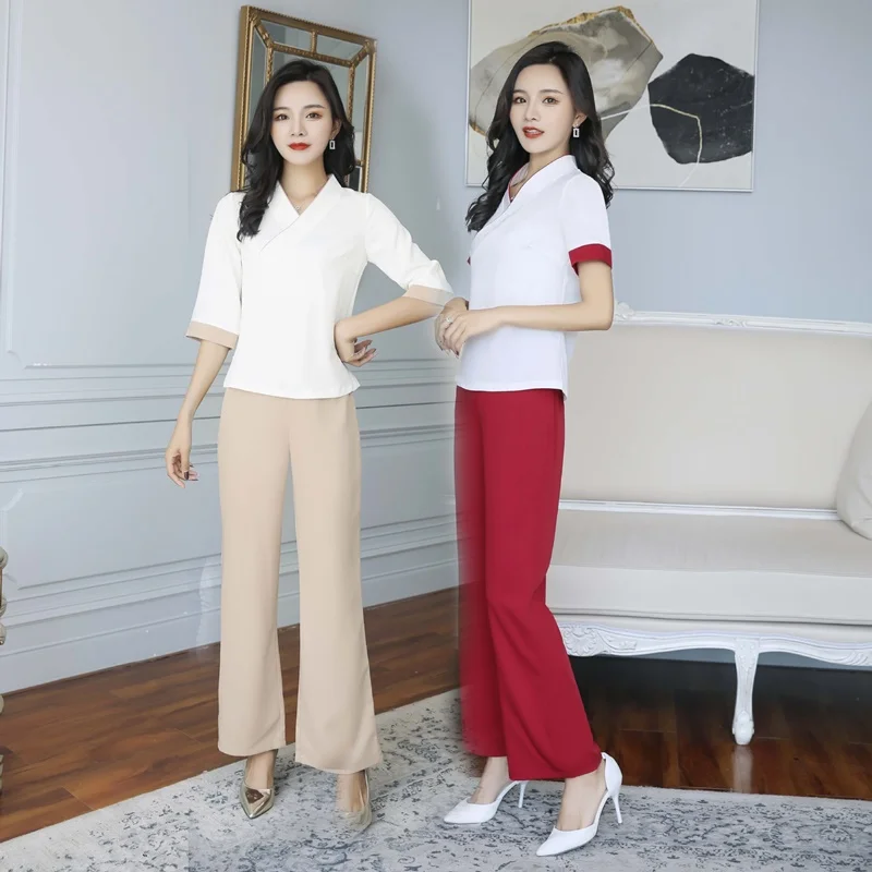 Esthetic Uniform Short Sleeves Spa Uniform Beautician Uniforms Beauty Work Clothes Salon Uniform Women'S Spa Clothing DD2694
Esthetic Uniform Short Sleeves Spa Uniform Beautician Uniforms Beauty Work Clothes Salon Uniform Women'S Spa Clothing DD2694