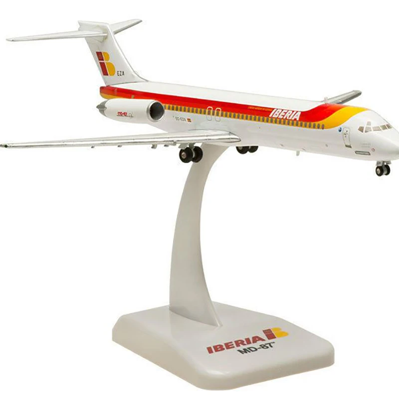 Diecast 1:200 Spanish Airlines Iberia MD-87 Alloy Aircraft Simulation Model Room Decorations Collection Birthday Gift
Diecast 1:200 Spanish Airlines Iberia MD-87 Alloy Aircraft Simulation Model Room Decorations Collection Birthday Gift
