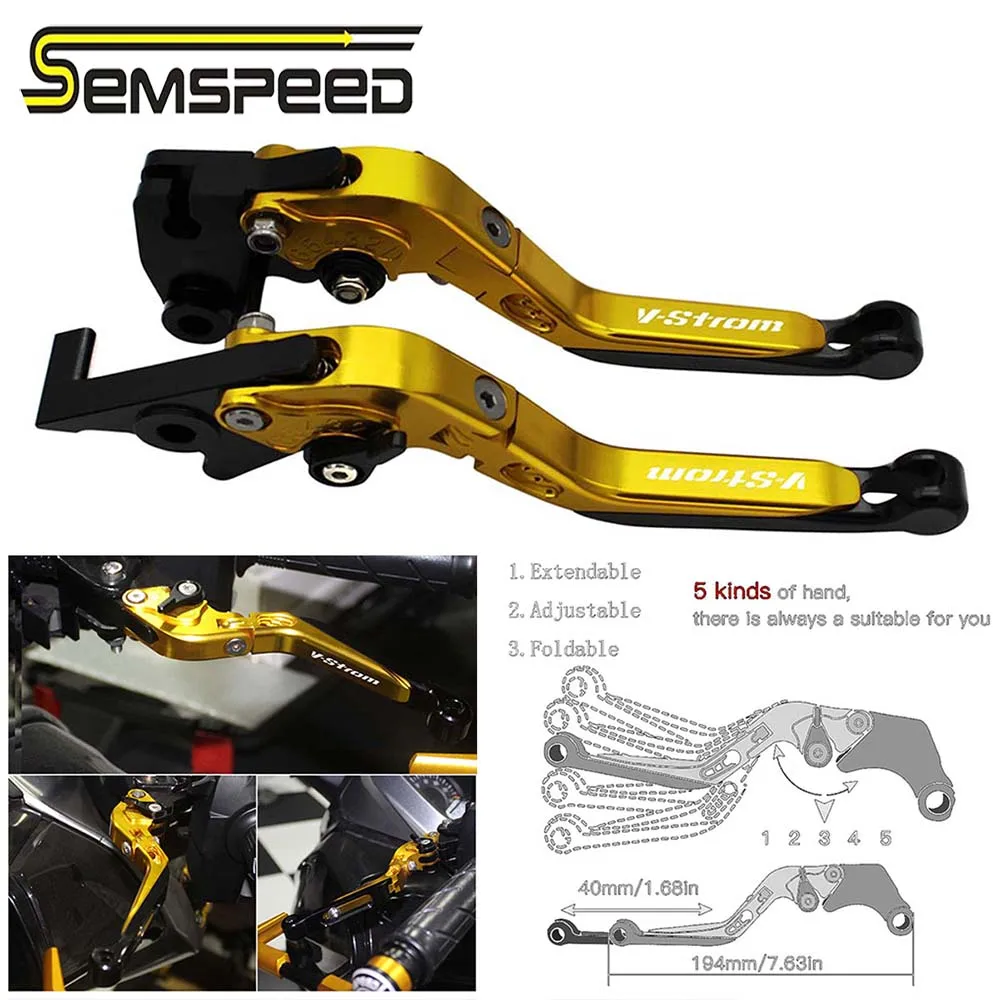 SEMSPEED для Suzuki DL650/V-STROM/XT 11-20 250 V-Strom 18-20 складной выдвижной рычаг сцепления для мотоцикла с ЧПУ
SEMSPEED для Suzuki DL650/V-STROM/XT 11-20 250 V-Strom 18-20 складной выдвижной рычаг сцепления для мотоцикла с ЧПУ