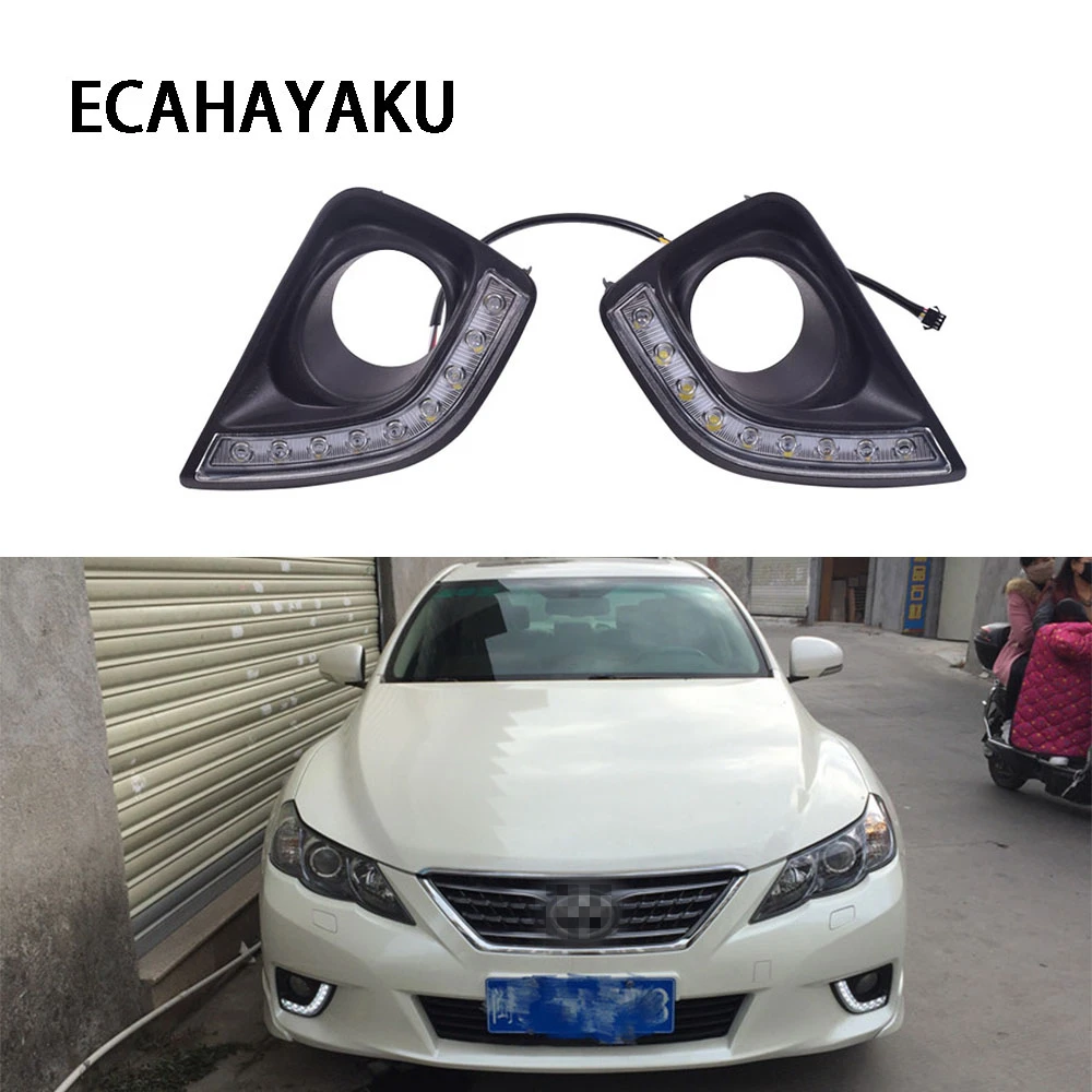 2pcs Car Led Drl For Toyota Reiz 2011 2012 2013 12v Daytime Running Light With Turn Signal 24v 4x4 Accessories Off Road Fog Lamp
2pcs Car Led Drl For Toyota Reiz 2011 2012 2013 12v Daytime Running Light With Turn Signal 24v 4x4 Accessories Off Road Fog Lamp