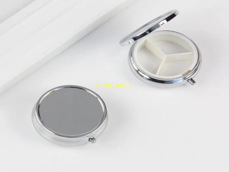 Diameter 5cm DIY Medicine Metal Organizer Container Silver Color Pill Box Blank Box Wholesale
Diameter 5cm DIY Medicine Metal Organizer Container Silver Color Pill Box Blank Box Wholesale