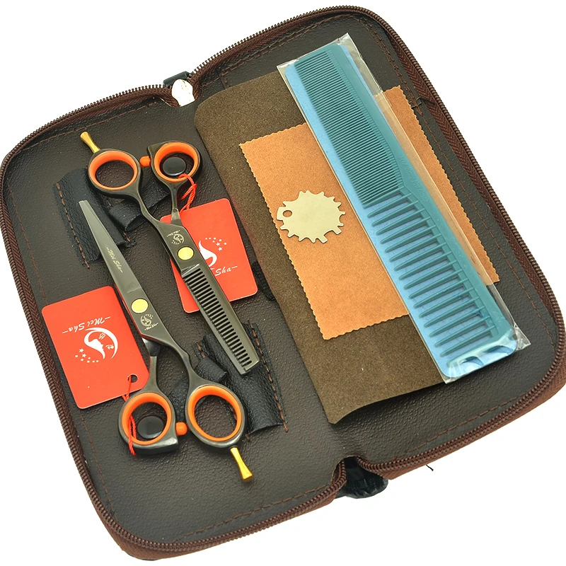 Factory Price 5.5" Professional Cutting Scissors Japanese 440C Steel Hair Shears Hairdressing Cutting Thinning Scissors A0008A
Factory Price 5.5" Professional Cutting Scissors Japanese 440C Steel Hair Shears Hairdressing Cutting Thinning Scissors A0008A