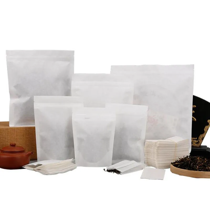 50pcs White Cotton Paper Bag Loose Tea Packaging Inside Bag Stand Up Pouch Puer Tea Zipper Bag
50pcs White Cotton Paper Bag Loose Tea Packaging Inside Bag Stand Up Pouch Puer Tea Zipper Bag