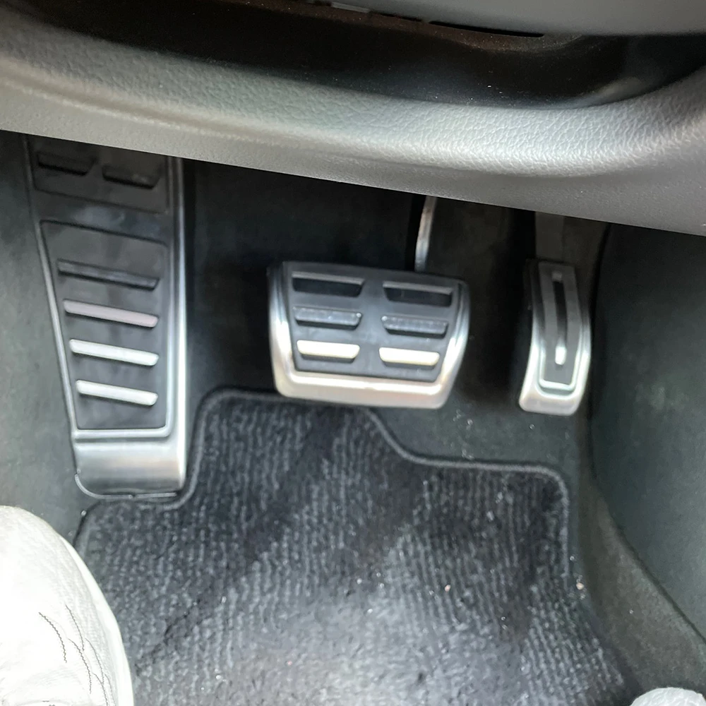RHD AT\MT Stainless Steel Car Fuel Brake Footrest Pedals for Audi A4 S4 B8 8K / A5 S5 8T / Q5 Suitable for right side driving
RHD AT\MT Stainless Steel Car Fuel Brake Footrest Pedals for Audi A4 S4 B8 8K / A5 S5 8T / Q5 Suitable for right side driving