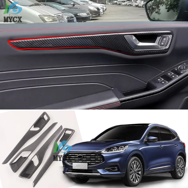 For Ford Escape Kuga 2020 2021 Carbon fiber Interior Inner Door Handle Bowl Catch Cover Trim Frame Molding Decoration
For Ford Escape Kuga 2020 2021 Carbon fiber Interior Inner Door Handle Bowl Catch Cover Trim Frame Molding Decoration