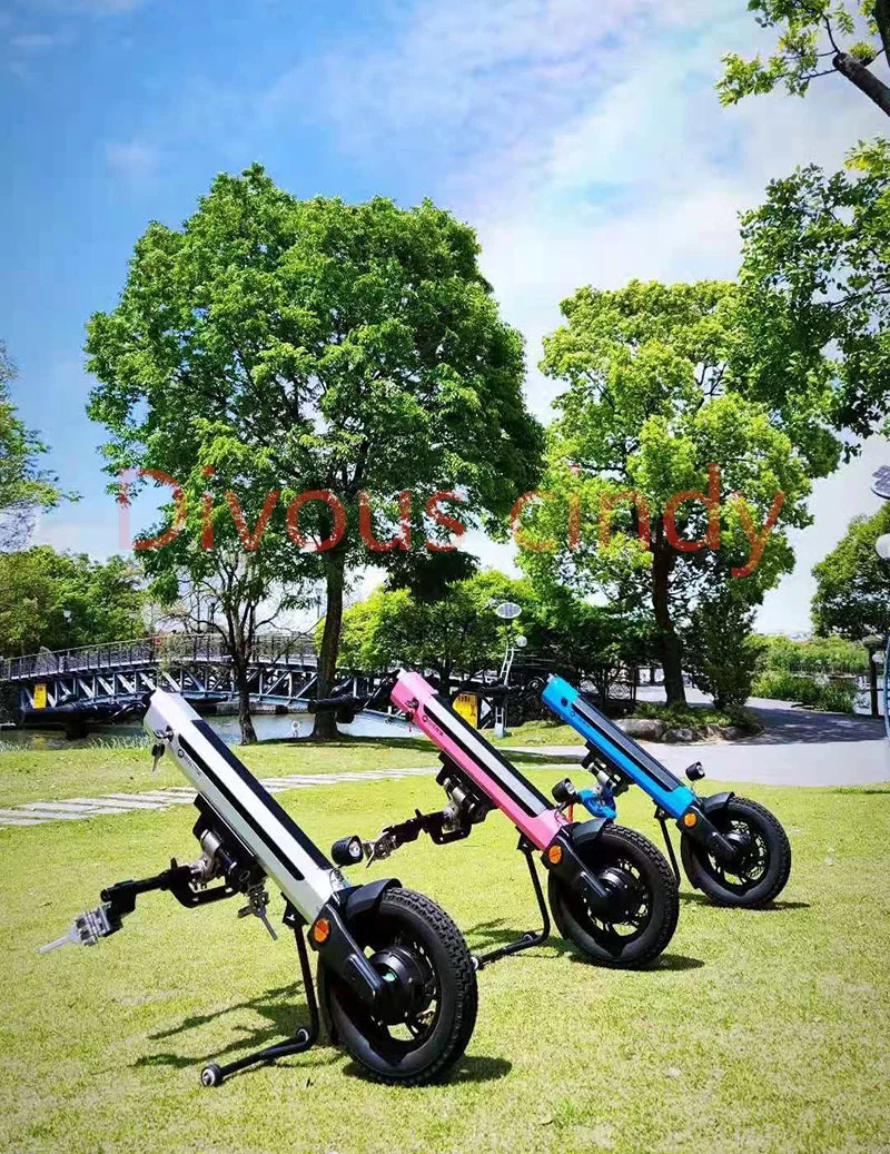 Fast Delivery 350W Motor 13AH/20AH 12Inch Disabled Wheelchair Trailer Electric Handbike Handcycle for Handicapped Wheelchair
Fast Delivery 350W Motor 13AH/20AH 12Inch Disabled Wheelchair Trailer Electric Handbike Handcycle for Handicapped Wheelchair