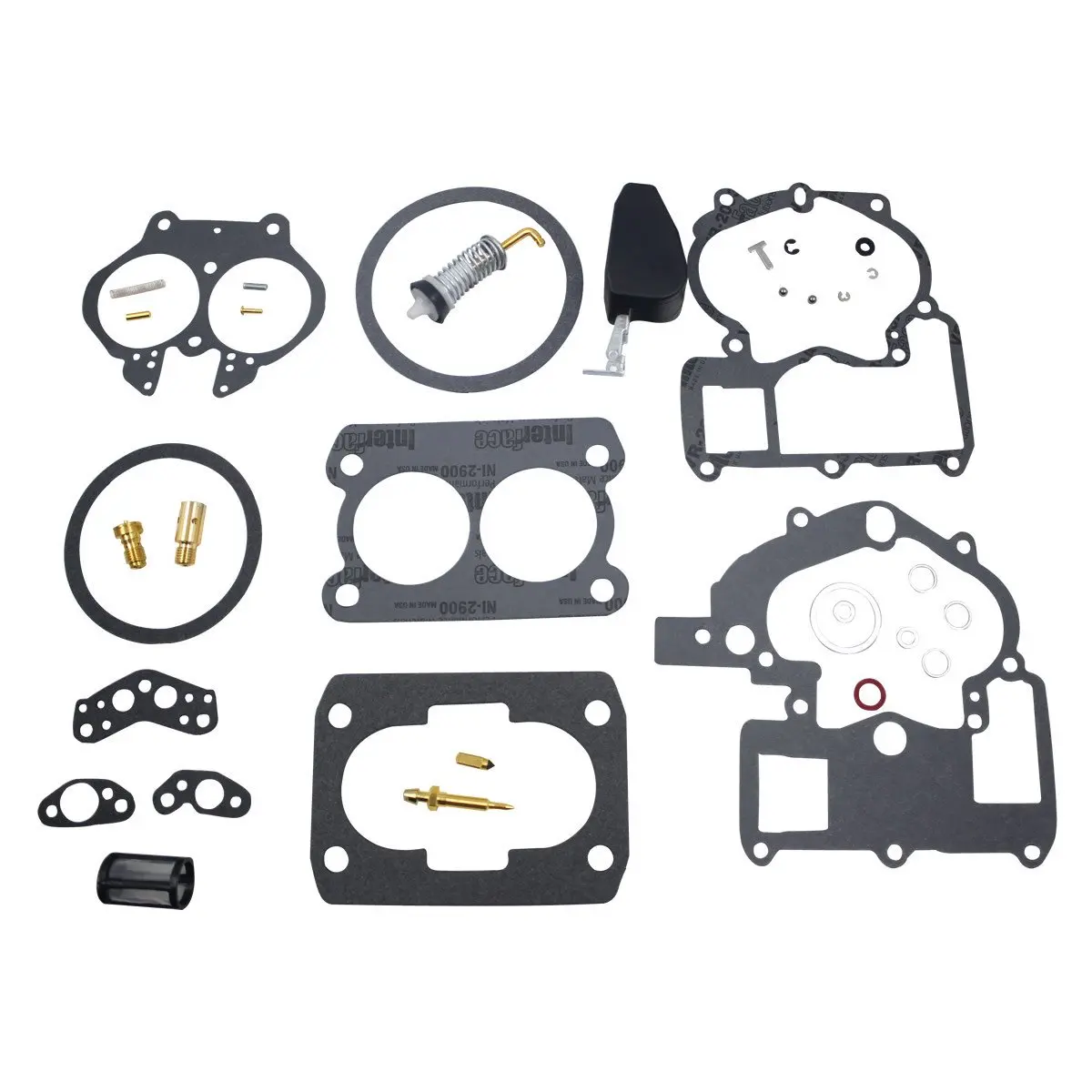 Carburetor Rebuild Kit for Mercury Marine 3.0L 4.3L 5.0L 5.7L 2 BBL Replaces 3302-804844002 1389-9562A1
Carburetor Rebuild Kit for Mercury Marine 3.0L 4.3L 5.0L 5.7L 2 BBL Replaces 3302-804844002 1389-9562A1
