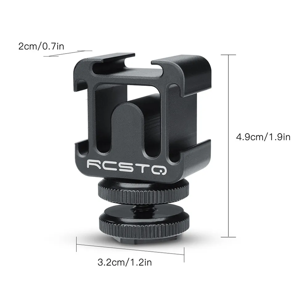 Creative Three-head Camera Hot Shoe Mount Microphone Monitor Light Expansion Ports Adapter for DSLR SLR Camera Accessories
Creative Three-head Camera Hot Shoe Mount Microphone Monitor Light Expansion Ports Adapter for DSLR SLR Camera Accessories