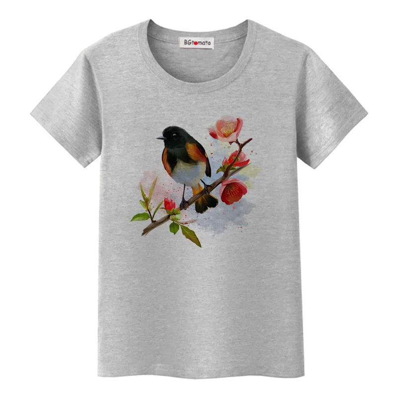 Beautiful Birds T shirt Colorful Summer Tshirt For Women Art Work Clothes Hot Sale Tops Tees
Beautiful Birds T shirt Colorful Summer Tshirt For Women Art Work Clothes Hot Sale Tops Tees