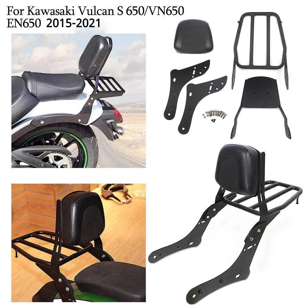 For Kawasaki Vulcan S 650 Luggage Rack Motorcycle Rear Passenger Backrest Sissy Bar VN650 EN650 2015-2024 2016 2017 2018 2019
For Kawasaki Vulcan S 650 Luggage Rack Motorcycle Rear Passenger Backrest Sissy Bar VN650 EN650 2015-2024 2016 2017 2018 2019