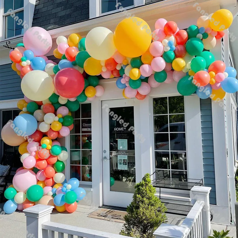 238pcs Cream Peach Matte Lemon Blue Yellow Balloon Garland Green Coral Pink Gender Reveal Baby Shower Birthday Party Decorations
238pcs Cream Peach Matte Lemon Blue Yellow Balloon Garland Green Coral Pink Gender Reveal Baby Shower Birthday Party Decorations