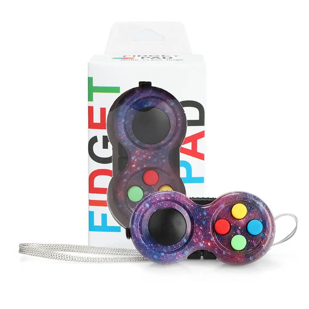 Silcon Button Fidget Handle Toy Lanyard Anxiety Relief Sensory Rainbow Vent Toy Universal Take Exercise Handle Decompression Toy
Silcon Button Fidget Handle Toy Lanyard Anxiety Relief Sensory Rainbow Vent Toy Universal Take Exercise Handle Decompression Toy