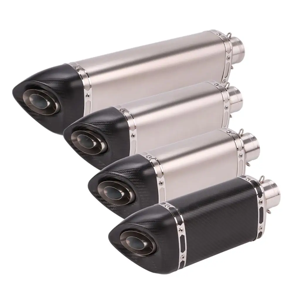 Slip-on 51mm Motorcycle Exhaust Tip Escape Muffler Silencer for Universal Exhaust Pipe Dirt Bike ATV
Slip-on 51mm Motorcycle Exhaust Tip Escape Muffler Silencer for Universal Exhaust Pipe Dirt Bike ATV
