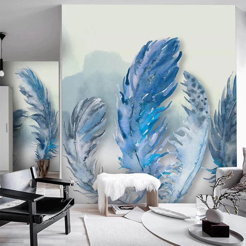 Custom 3D Self-Adhesive Modern Feather Wallpaper Living Room Bedroom Creative Art Wall Painting Papel De Parede Stickers Tapety
Custom 3D Self-Adhesive Modern Feather Wallpaper Living Room Bedroom Creative Art Wall Painting Papel De Parede Stickers Tapety