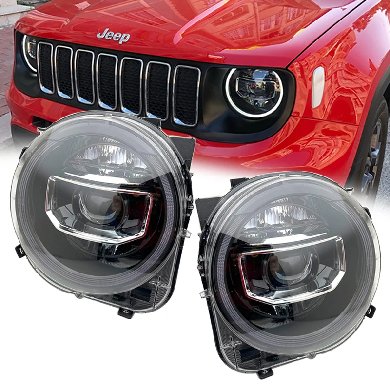 Halogen headlight for JEEP Renegade 2015 2016 2017 2018 2019, Excellent smd DRL kit, angel eyes, daylight
Halogen headlight for JEEP Renegade 2015 2016 2017 2018 2019, Excellent smd DRL kit, angel eyes, daylight