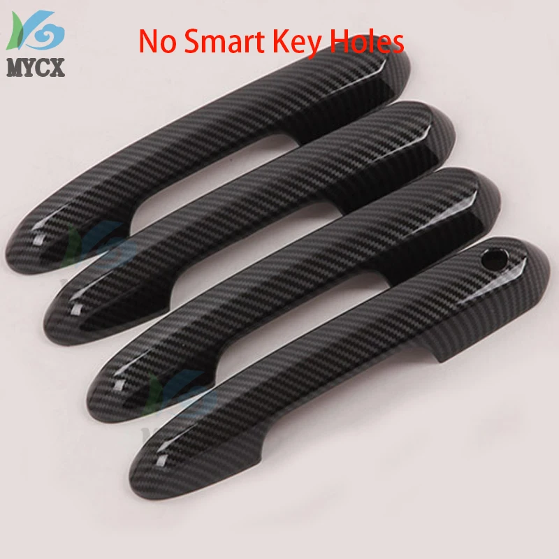 For Toyota Rav4 Rav 4 2019-2021 Carbon Fiber Color Door Handle Cover ABS Decoration Protector Chrome Trim With 2 Smart Set
For Toyota Rav4 Rav 4 2019-2021 Carbon Fiber Color Door Handle Cover ABS Decoration Protector Chrome Trim With 2 Smart Set