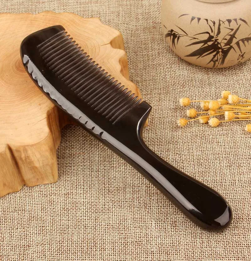 High Quality Horn Comb Thickened Natural Anti-static Female Long Hair Anti-drop Comb Gift Home Massage Comb
High Quality Horn Comb Thickened Natural Anti-static Female Long Hair Anti-drop Comb Gift Home Massage Comb