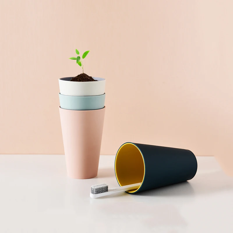 Bathroom Accessories Water Cup Gargle Toothbrush Plastic Simple Two Color Glass Couple Brushing Washing Mouth Tumblers
Bathroom Accessories Water Cup Gargle Toothbrush Plastic Simple Two Color Glass Couple Brushing Washing Mouth Tumblers