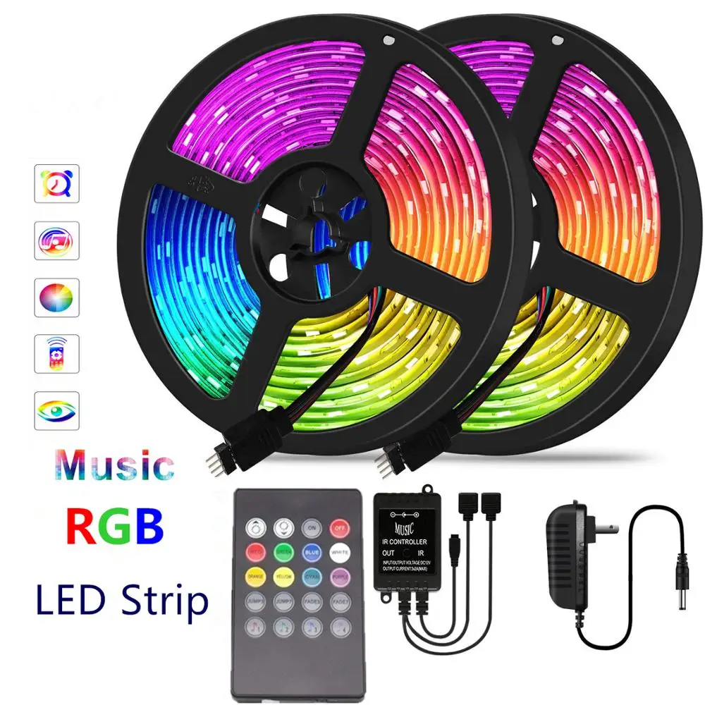 Водонепроницаемая светодиодная лента 2835 RGB, 5/10/15 м, 12 В постоянного тока
Водонепроницаемая светодиодная лента 2835 RGB, 5/10/15 м, 12 В постоянного тока