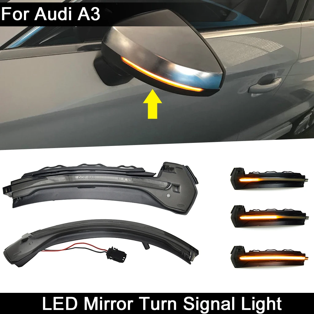 2Pcs For Audi A3 8V 2013 2014 2015 2016 2017 2018 LED Side Rearview Mirror Light Dynamic Amber Turn Signal Indicator Lamp
2Pcs For Audi A3 8V 2013 2014 2015 2016 2017 2018 LED Side Rearview Mirror Light Dynamic Amber Turn Signal Indicator Lamp