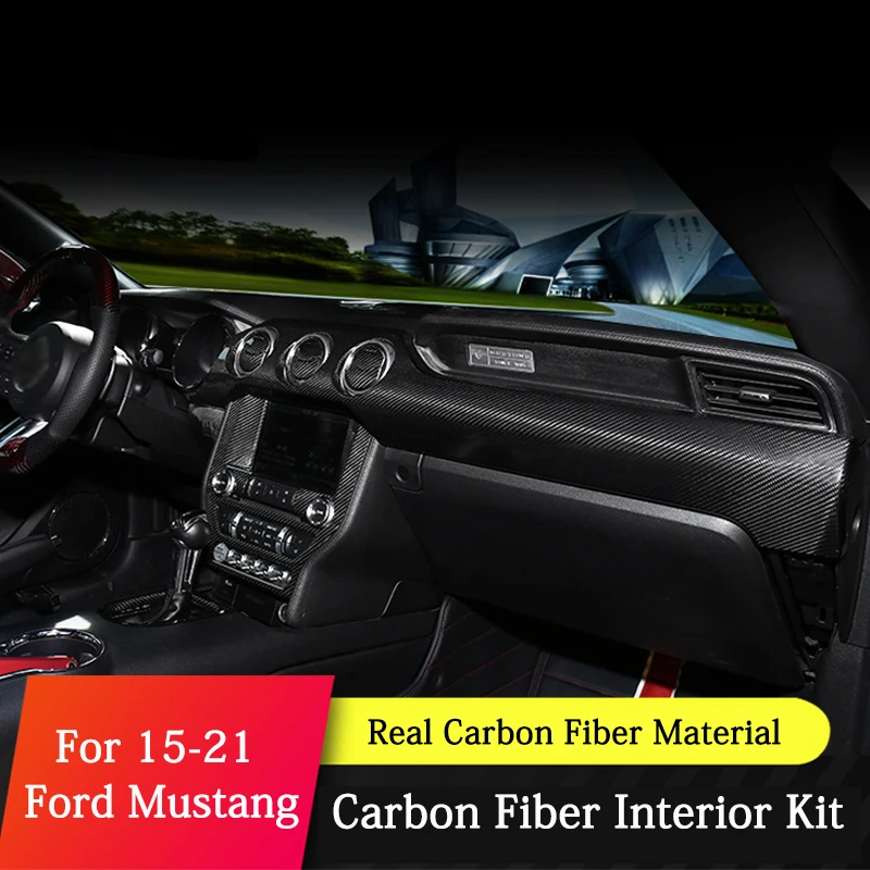 QHCP Carbon Fiber Interior Center Console GPS Panel Cover Trim Door Switch Panel Door Armrest Decor Cover For Ford Mustang 15-21
QHCP Carbon Fiber Interior Center Console GPS Panel Cover Trim Door Switch Panel Door Armrest Decor Cover For Ford Mustang 15-21