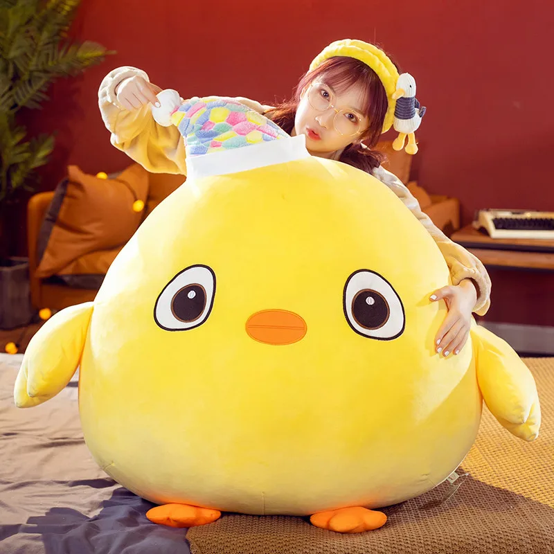 Super Cute Little Chicken Plush Toy Big Soft Fat Yellow Chick Doll Pillow for Girl Birthday Gift 80cm 100cm DY50921
Super Cute Little Chicken Plush Toy Big Soft Fat Yellow Chick Doll Pillow for Girl Birthday Gift 80cm 100cm DY50921