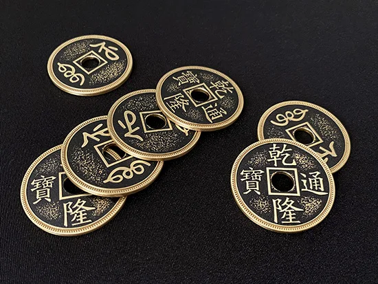 5pcs Chinese Palace Coin (Morgan Size, Brass) Close up Magic Tricks Coin Magic Props Magician Gimmick Illusions Classic Magic
5pcs Chinese Palace Coin (Morgan Size, Brass) Close up Magic Tricks Coin Magic Props Magician Gimmick Illusions Classic Magic