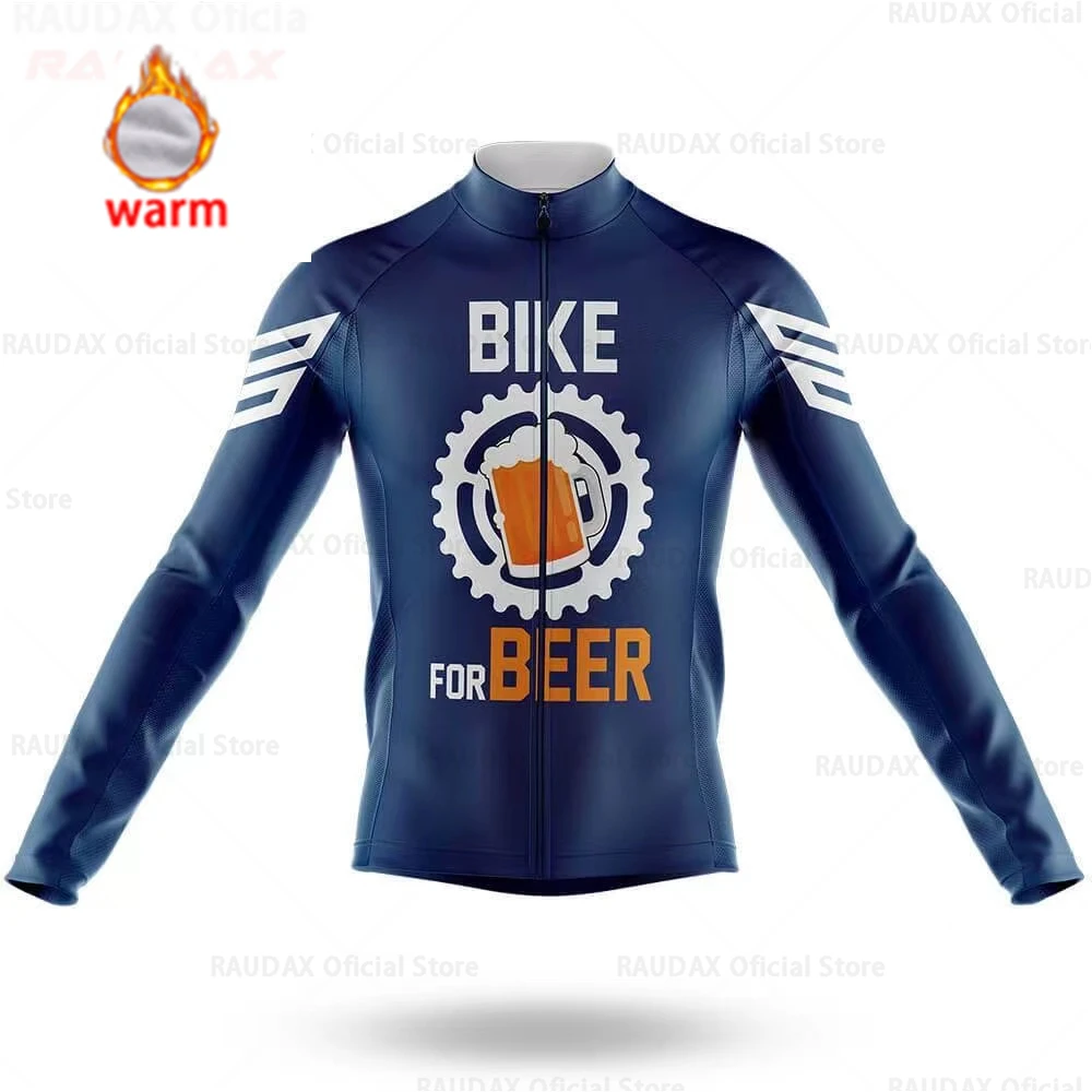 2021 Team Cycling Jersey Winter Men's Beer Pattern Long Sleeve Race Sweatshirt Thermal Fleece Bike Jacket Bicycle Ride Uniform
2021 Team Cycling Jersey Winter Men's Beer Pattern Long Sleeve Race Sweatshirt Thermal Fleece Bike Jacket Bicycle Ride Uniform