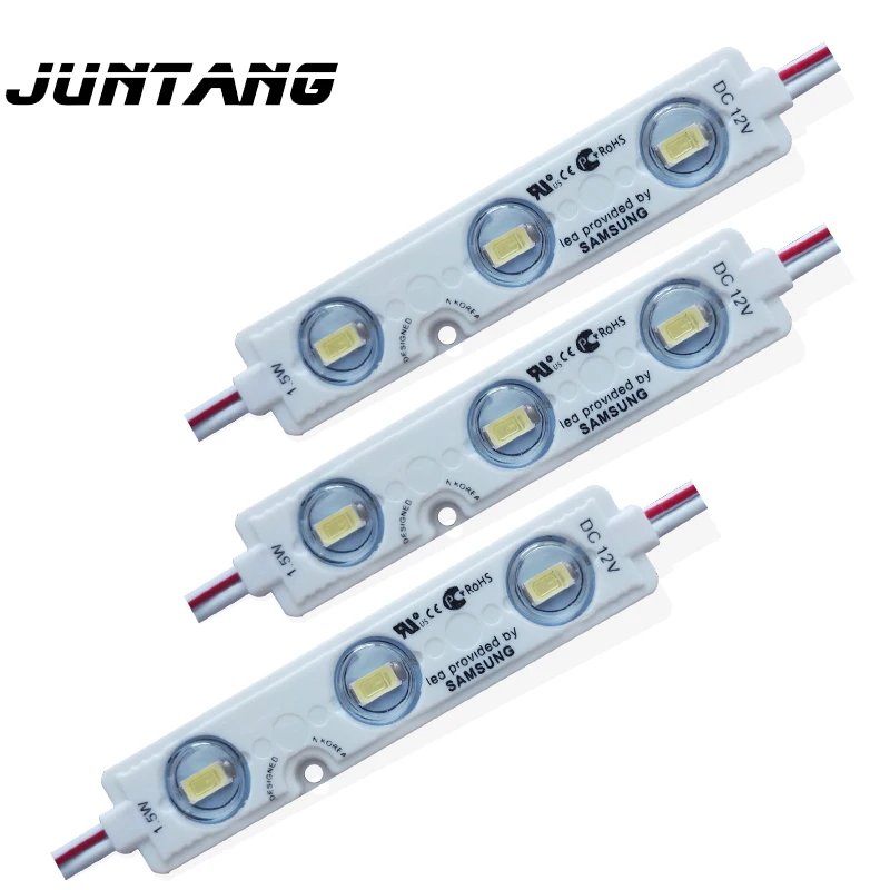 LED module 1.5W advertising LED injection module 5730 light box light module 3 lamp 12V waterproof highlight
LED module 1.5W advertising LED injection module 5730 light box light module 3 lamp 12V waterproof highlight