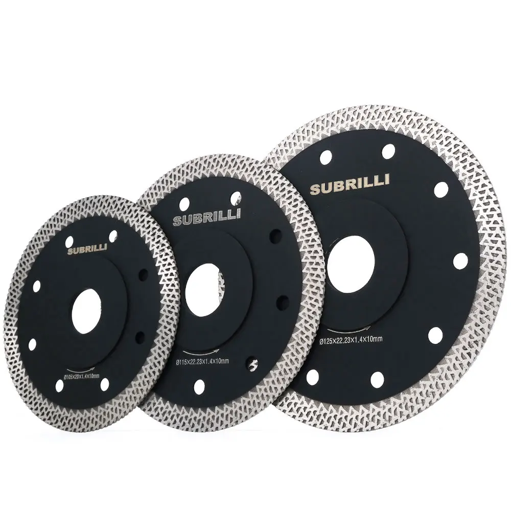 105/115/125mm 2pcs/Set Super Thin Diamond Saw Blades Turbo Rim Segment Cutting Discs For Ceramic Tile Porcelain Stone
105/115/125mm 2pcs/Set Super Thin Diamond Saw Blades Turbo Rim Segment Cutting Discs For Ceramic Tile Porcelain Stone