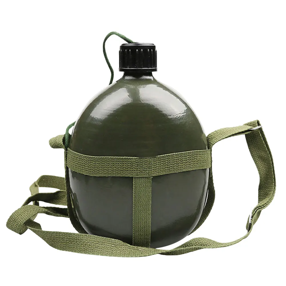Aluminum Flask Wine Water Bottle Cooking Cup W/ Shoulder Strap Hiking Camping Travel Survival Kettle Outdoor Tool
Aluminum Flask Wine Water Bottle Cooking Cup W/ Shoulder Strap Hiking Camping Travel Survival Kettle Outdoor Tool