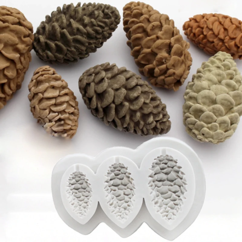 Pine Cones Molds Fondant Cake Decorating Tools Silicone Molds Sugarcraft Chocolate Baking Tools for Cakes Gumpaste Form
Pine Cones Molds Fondant Cake Decorating Tools Silicone Molds Sugarcraft Chocolate Baking Tools for Cakes Gumpaste Form