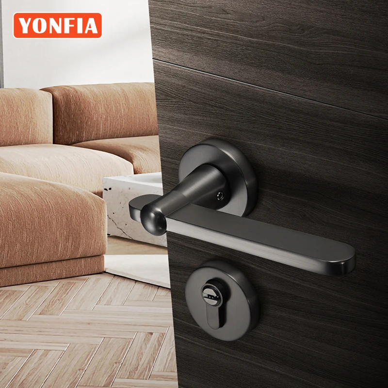 YONFIA 8049 черная матовая никелевая Современная тонкая дверная ручка для интерьера гостиничного номера черная для деревянной двери
YONFIA 8049 черная матовая никелевая Современная тонкая дверная ручка для интерьера гостиничного номера черная для деревянной двери