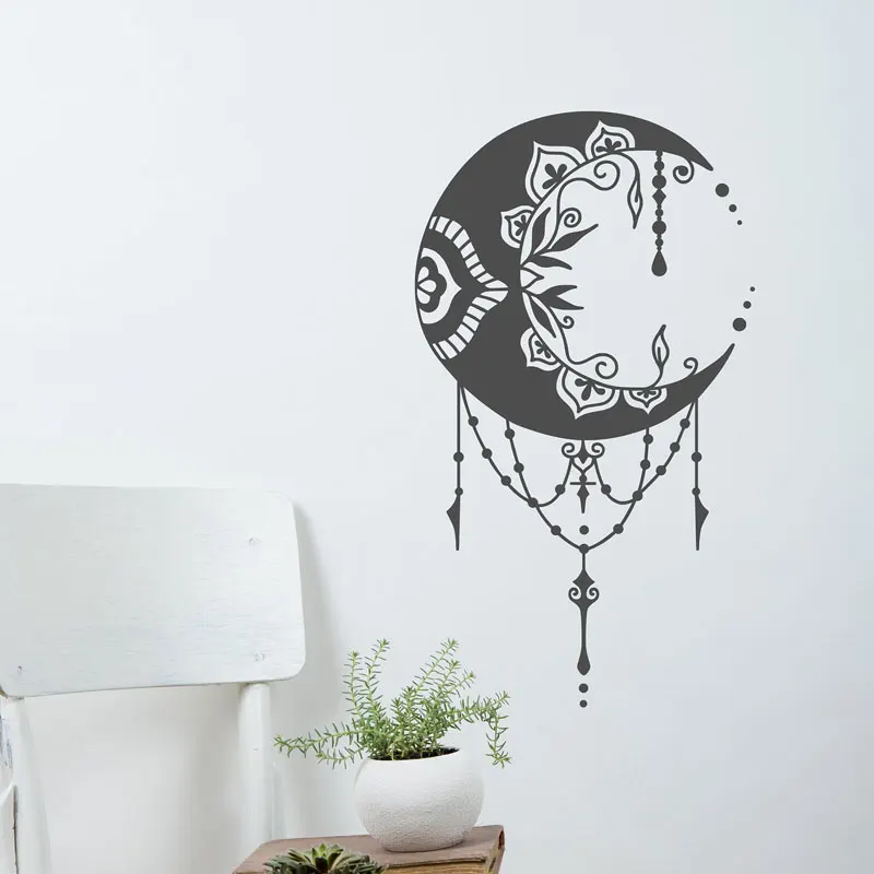 Crescent Mandala Moon Wall Sticker Vinyl Home Decor Living Room Bedroom Decals Boho Style Decoration Murals Wallpaper 4465
Crescent Mandala Moon Wall Sticker Vinyl Home Decor Living Room Bedroom Decals Boho Style Decoration Murals Wallpaper 4465