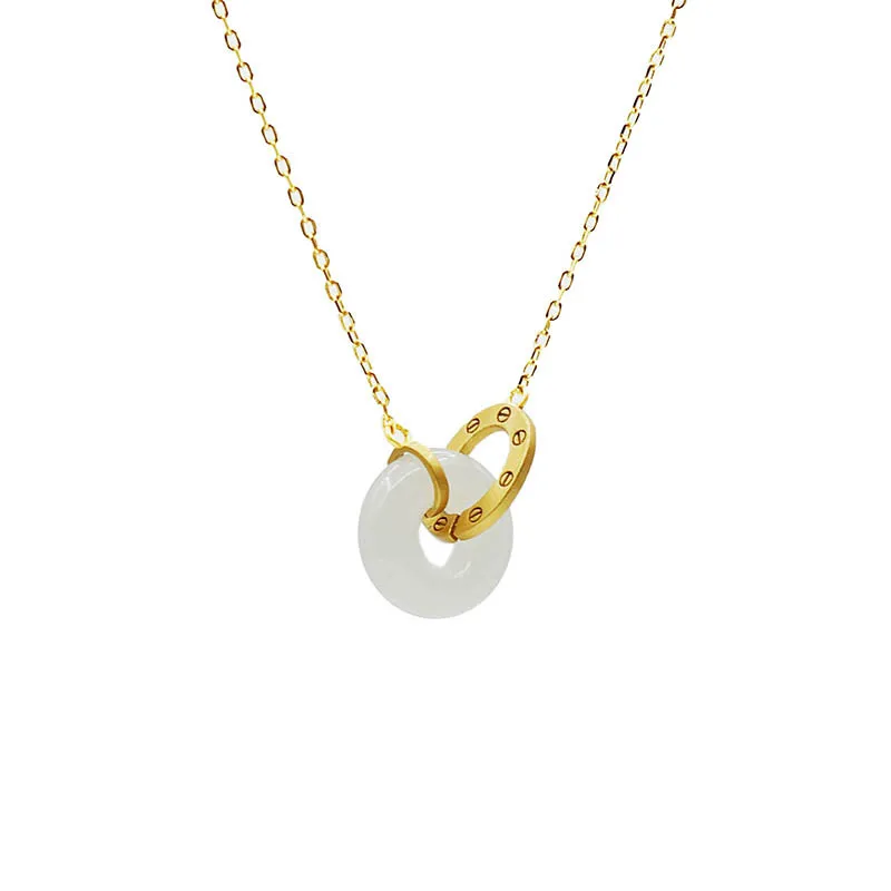 14k Yellow Gold Necklace for Women Natural Jade Pendants Jewerly Valentine's Day Fine Jewelry Gift Gold Diamond Necklaces Women
14k Yellow Gold Necklace for Women Natural Jade Pendants Jewerly Valentine's Day Fine Jewelry Gift Gold Diamond Necklaces Women