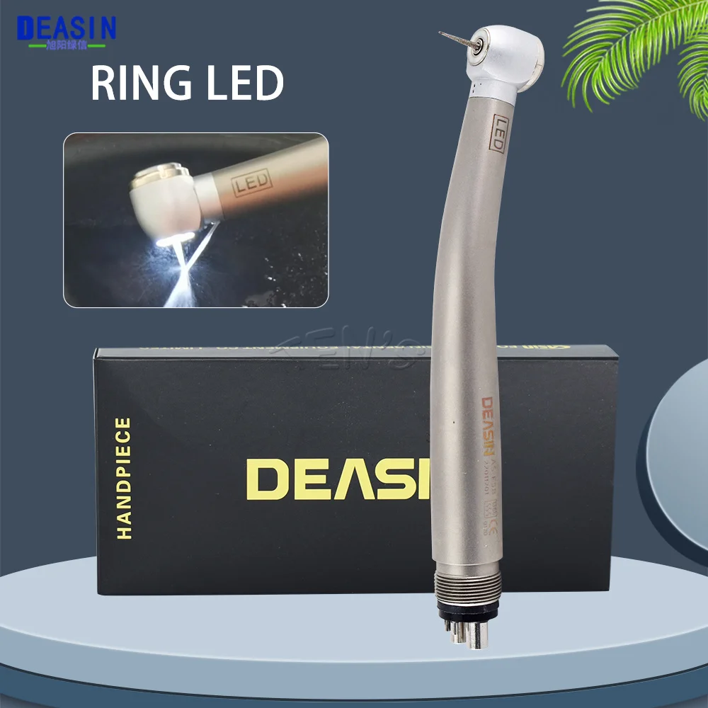 Dental Ring LED High Speed Handpiece With Integrate E-generator Shadowless Ceramic Bearing Single Water Spray Button Handpiece
Dental Ring LED High Speed Handpiece With Integrate E-generator Shadowless Ceramic Bearing Single Water Spray Button Handpiece