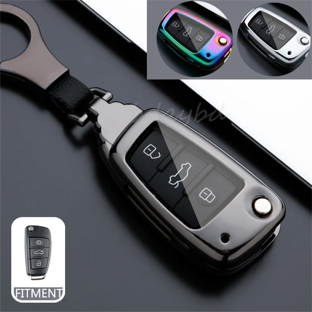 Metal+TPU Remote Start Car Key Fob Case Cover Protector Holder Auto Accessories Keychain Fit For Audi A1 A3 A4 A6 A7 A8 TT Q5 Q7
Metal+TPU Remote Start Car Key Fob Case Cover Protector Holder Auto Accessories Keychain Fit For Audi A1 A3 A4 A6 A7 A8 TT Q5 Q7