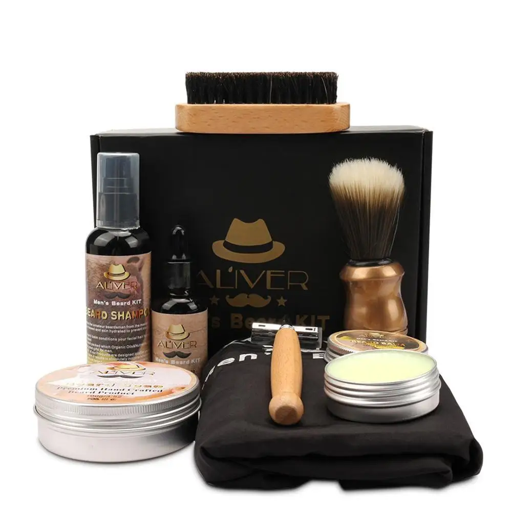 9Pcs/set Men Beard Kit Styling Tool Aprons Balm Beard Oil Comb Moisturizing Wax Styling Scissors Beard Care Set
9Pcs/set Men Beard Kit Styling Tool Aprons Balm Beard Oil Comb Moisturizing Wax Styling Scissors Beard Care Set