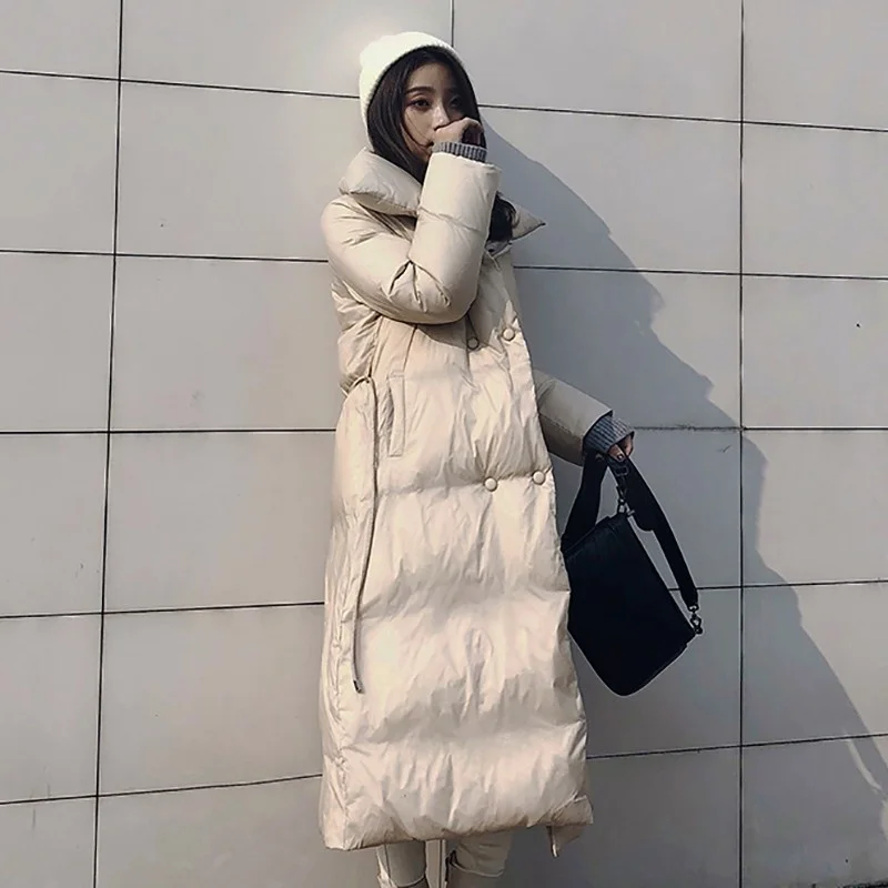 Down Women Coat Winter Warm Double Breasted Windproof White Duck Down Overcoat Fashion Street Mid Length Thicken Female Jackets
Down Women Coat Winter Warm Double Breasted Windproof White Duck Down Overcoat Fashion Street Mid Length Thicken Female Jackets