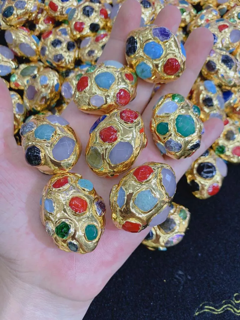 Jewelry Finding Space Beads , Oval Colorful Natural Stone Beads Space finding For the Bracelet Necklace DIY Making ,24k 10pcs
Jewelry Finding Space Beads , Oval Colorful Natural Stone Beads Space finding For the Bracelet Necklace DIY Making ,24k 10pcs