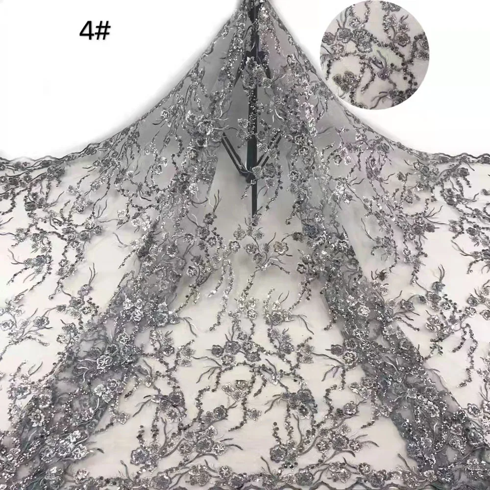 Beautiful African Mesh Lace Fabric Nigerian Tulle Embroidery Sequins Craft Sewing Design Supplies Banquet Prom Party Skirt Dress
Beautiful African Mesh Lace Fabric Nigerian Tulle Embroidery Sequins Craft Sewing Design Supplies Banquet Prom Party Skirt Dress