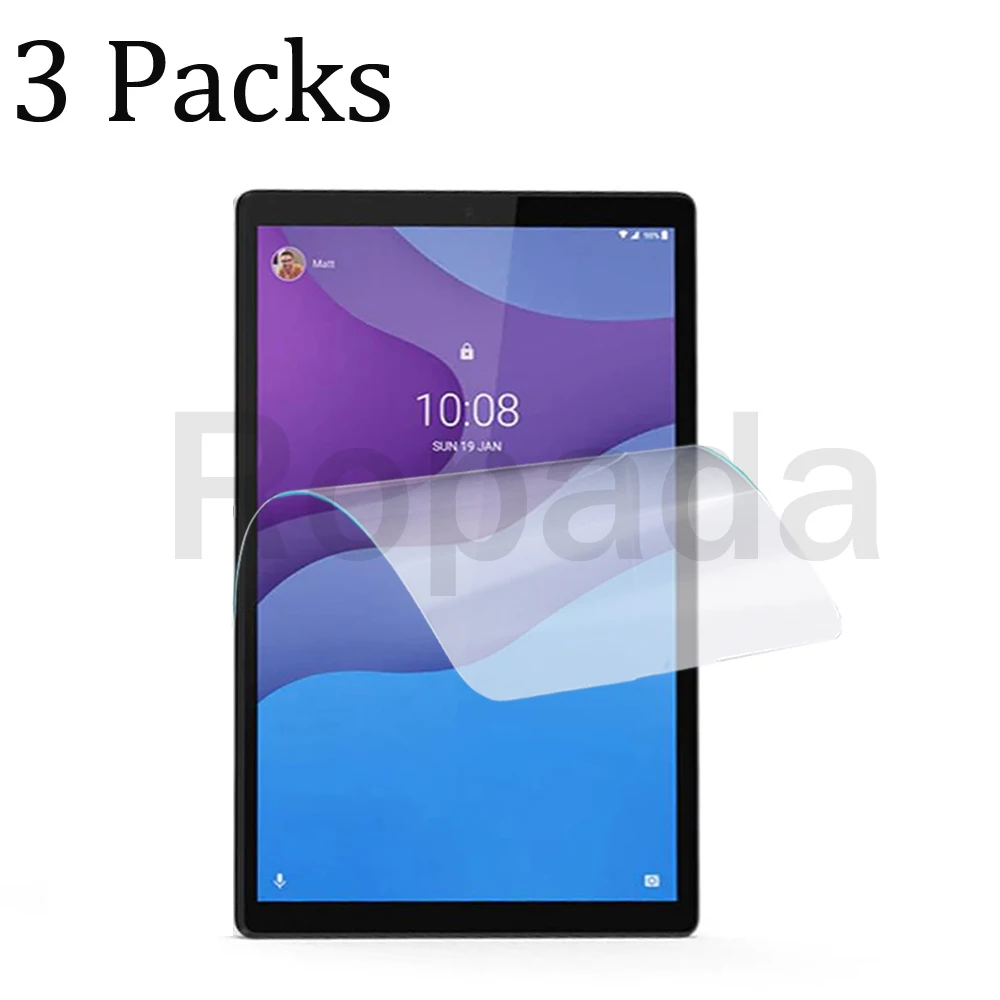 3 Packs soft PET screen protector for Lenovo tab M10 HD 2nd Gen TB-X306X protective tablet film
3 Packs soft PET screen protector for Lenovo tab M10 HD 2nd Gen TB-X306X protective tablet film