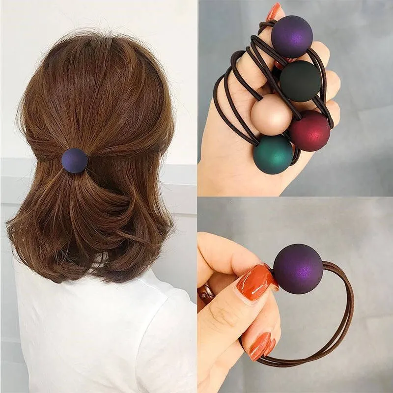 200Pcs/Lot DIY Simple Multi Resin Dull Polish Balls Hair Rings Elasticity Rubber Bands Styling Tools Accessories HA1757
200Pcs/Lot DIY Simple Multi Resin Dull Polish Balls Hair Rings Elasticity Rubber Bands Styling Tools Accessories HA1757