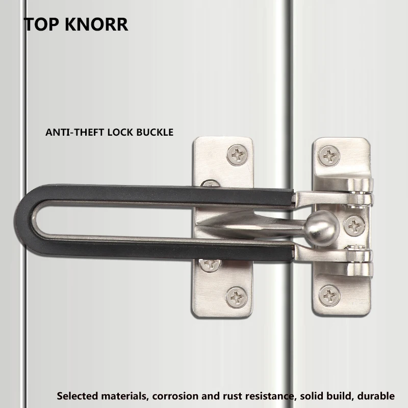 TOPKNORR Home Security Door Latch Indoor Children's Room Lock Safety Door Chain Zinc Alloy Hotel Backlock Safety Latch
TOPKNORR Home Security Door Latch Indoor Children's Room Lock Safety Door Chain Zinc Alloy Hotel Backlock Safety Latch