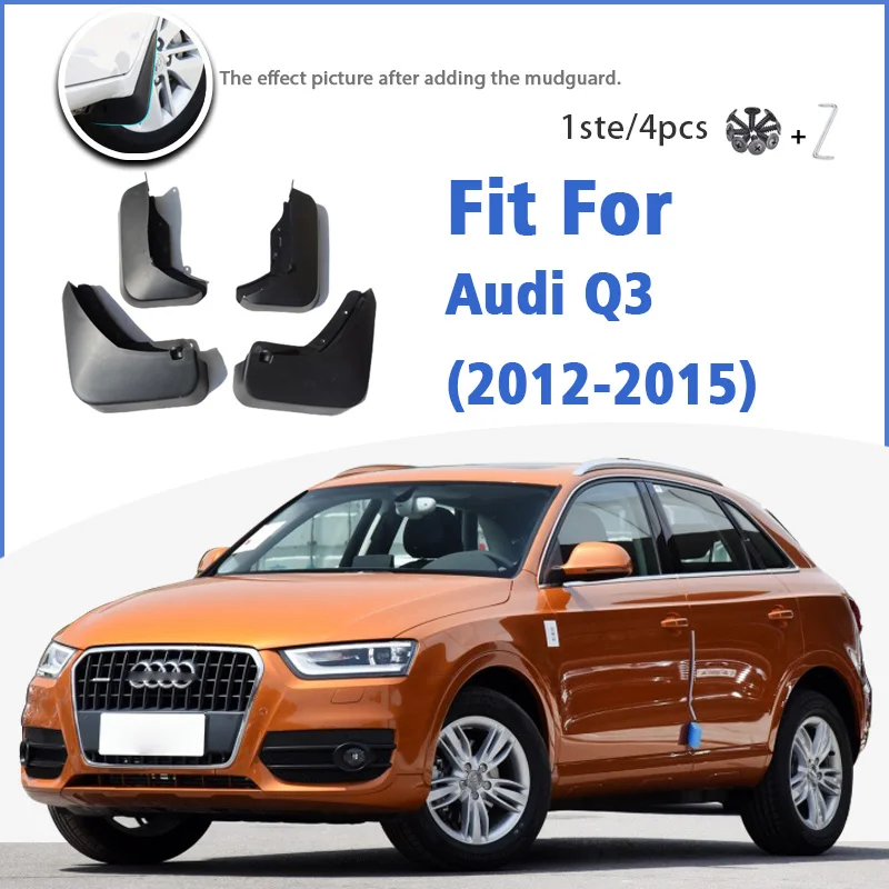 Mudguard For Audi Q3 2012 2013 2014 2015 Front Rear 4pcs Mudflaps Mudguards Car Accessories Auto Styline Splash Guard Fender
Mudguard For Audi Q3 2012 2013 2014 2015 Front Rear 4pcs Mudflaps Mudguards Car Accessories Auto Styline Splash Guard Fender