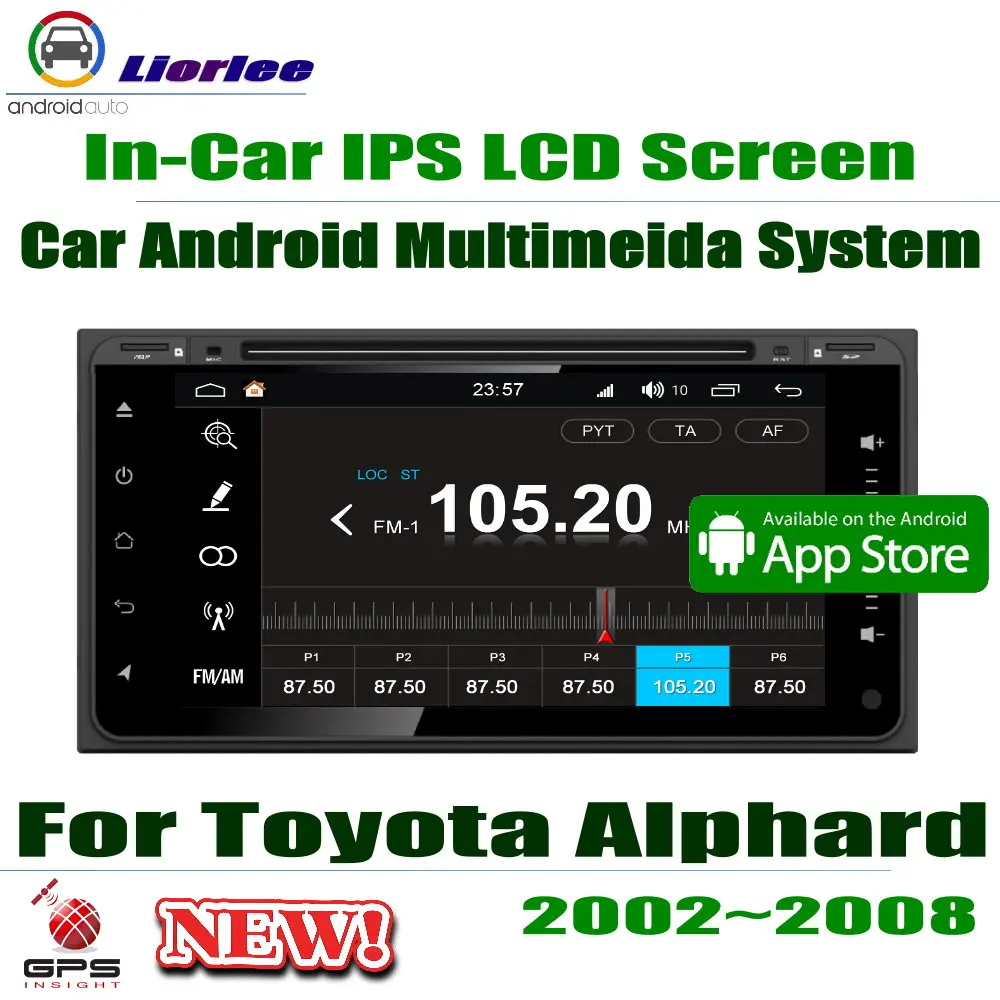 For Toyota Alphard (AH10) 2002-2008 Car Android Player 7" IPS LCD Screen GPS Navigation Radio AMP BT SD USB DVD CD WIFI
For Toyota Alphard (AH10) 2002-2008 Car Android Player 7" IPS LCD Screen GPS Navigation Radio AMP BT SD USB DVD CD WIFI