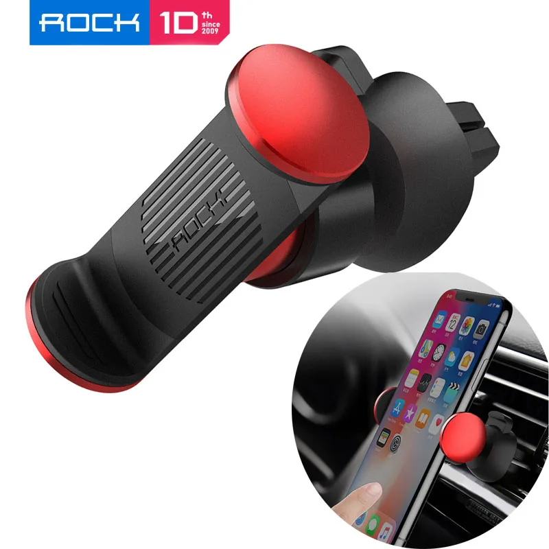 ROCK Phone Holder Universal Air Vent Car Mount Adjustable Car Phone Holder for Most Smartphones and Nagigators держатель
ROCK Phone Holder Universal Air Vent Car Mount Adjustable Car Phone Holder for Most Smartphones and Nagigators держатель