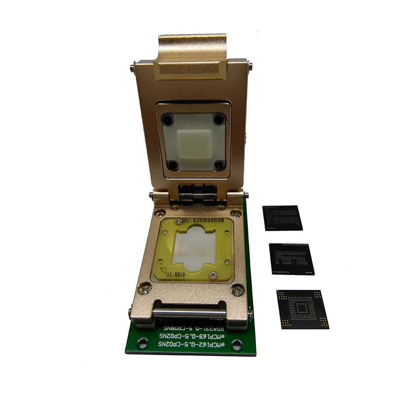 eMMC socket eMMC153/169 eMCP162/186 eMCP221 Pogo Pin 3 in 1 Test Socket Reader BGA153 169 162 186 Data Recovery SD Interface
eMMC socket eMMC153/169 eMCP162/186 eMCP221 Pogo Pin 3 in 1 Test Socket Reader BGA153 169 162 186 Data Recovery SD Interface