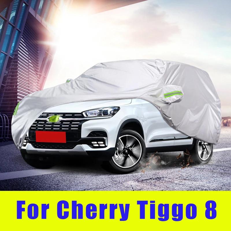 Waterproof full car covers Outdoor Sunshade Dustproof Snow For Cherry Tiggo 8 Accessories
Waterproof full car covers Outdoor Sunshade Dustproof Snow For Cherry Tiggo 8 Accessories