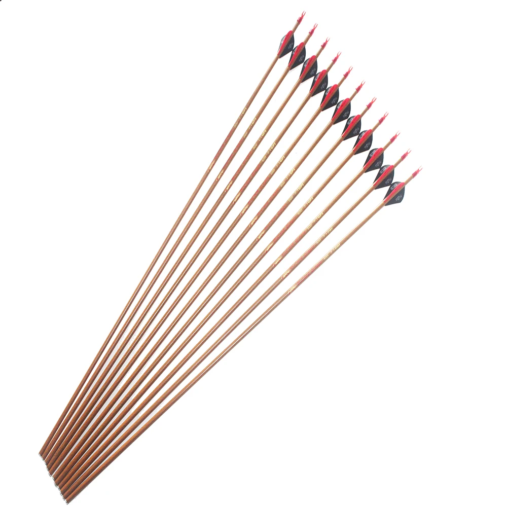 6/12pcs carbon arrows wood skin arrow shafts spine500 ID6.2mm 100grain point for comound bow hunting
6/12pcs carbon arrows wood skin arrow shafts spine500 ID6.2mm 100grain point for comound bow hunting